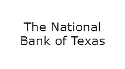 Logo for sponsor The National Bank of Texas